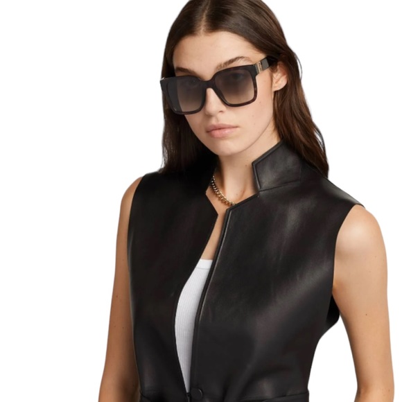Givenchy Accessories - NWT GIVENCHY HAVANA SQUARE SUNGLASSES BROWN, CASE AND CLOTH